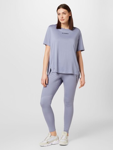 ADIDAS TERREX Functioneel shirt 'Multi ' in Lila