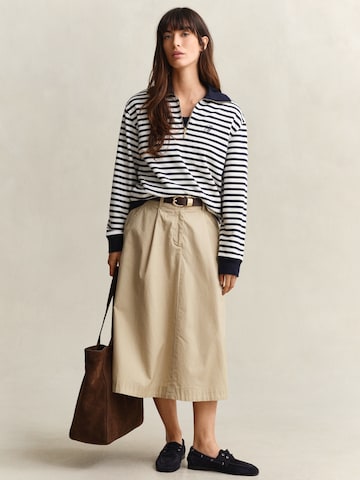 Bluză de molton de la GANT pe albastru