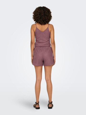 ONLY Regular Trousers 'PATRICIA' in Pink