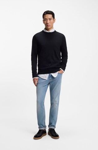 BOSS Tapered Jeans 'Onyx' in Blue