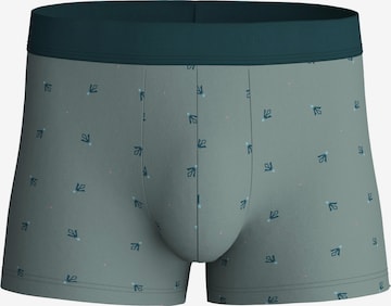 Boxer 'Grafic Cotton' di CALIDA in verde: frontale