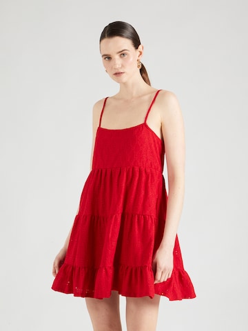 Robe 'Orelia' ABOUT YOU en rouge : devant