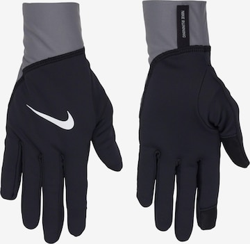 NIKE Athletic Gloves 'Pacer' in Black: front