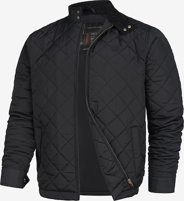 INDICODE JEANS Tussenjas 'Doro' in Zwart: voorkant