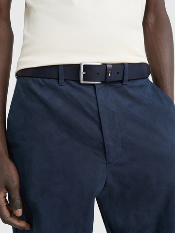 TOMMY HILFIGER - Cintos 'Denton' em azul: frente