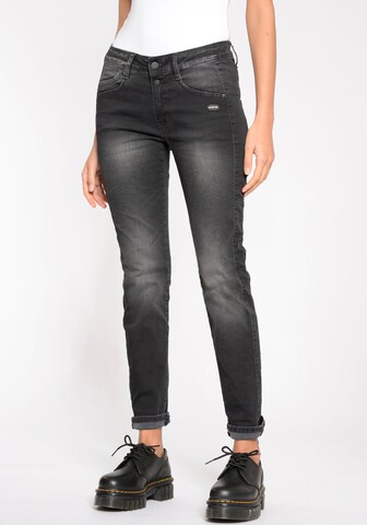 Gang Skinny Jeans '94Sana' in Zwart: voorkant