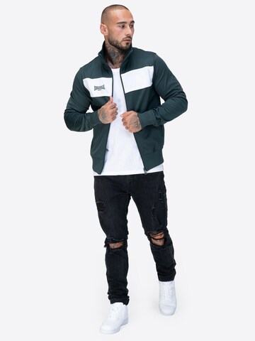 LONSDALE Sweatjacke 'Alnwick' in Grün