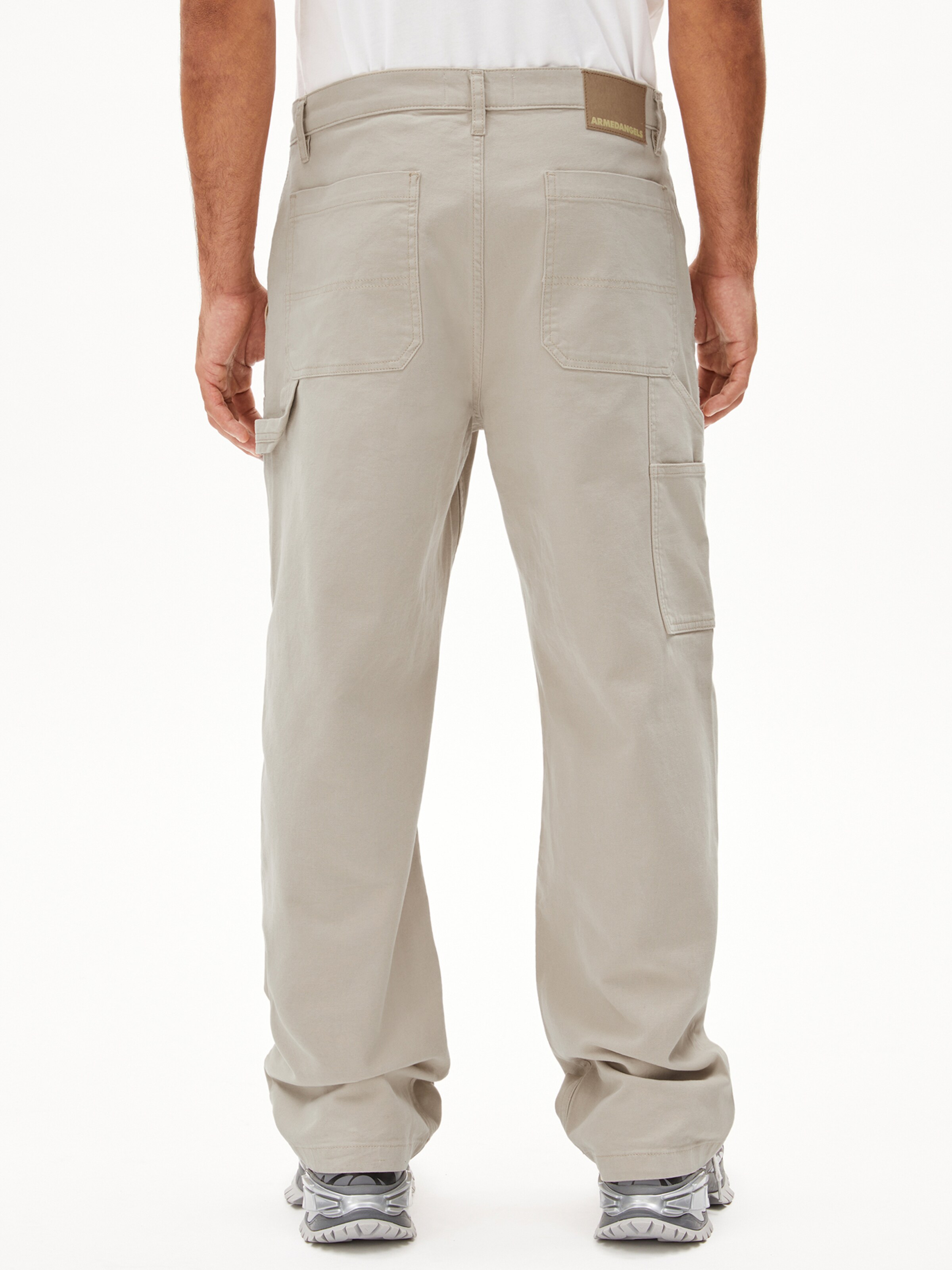 ARMEDANGELS Regular Trousers in Beige