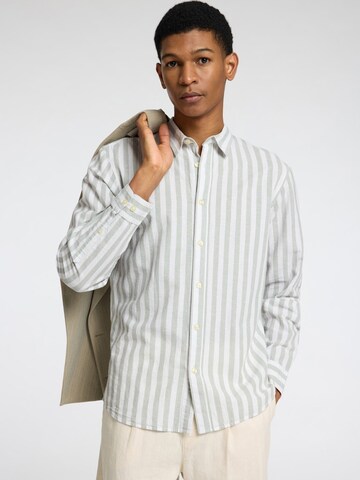 SELECTED HOMME Slim fit Overhemd 'SLHSLIMNEW' in Groen