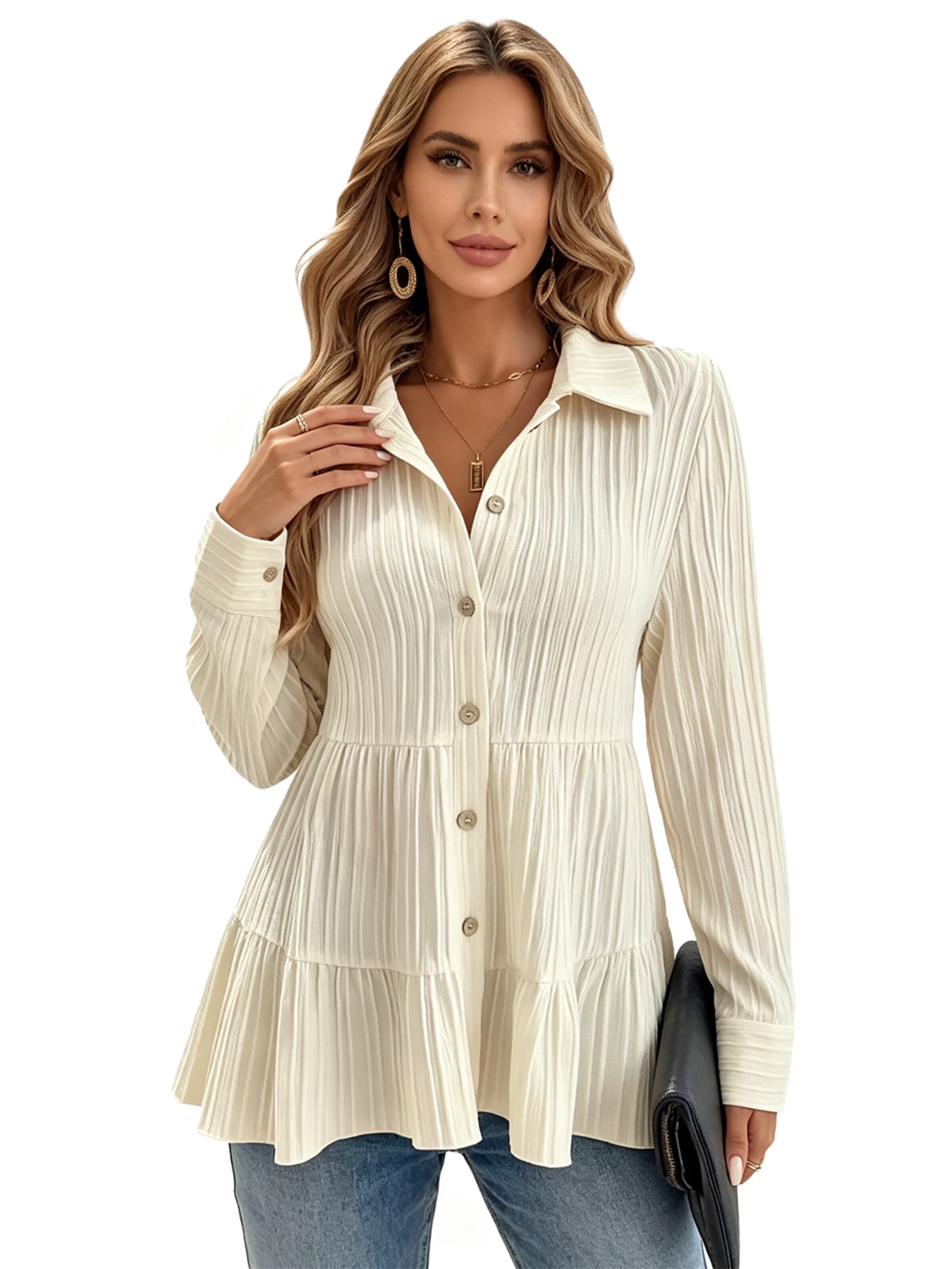 KoJooin Bluse‌‌‌‌ in Beige