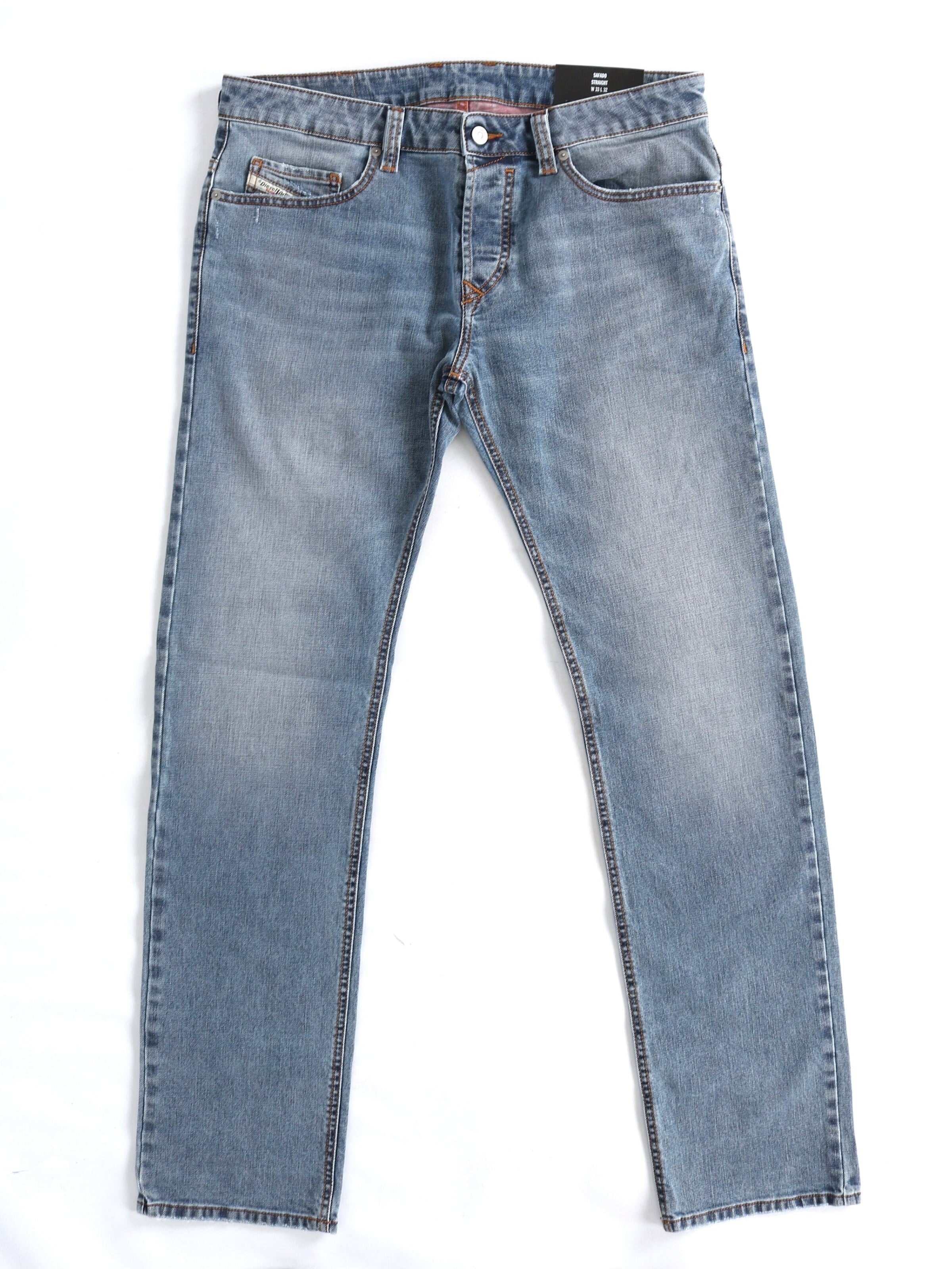 Regular Jean 'Straight SAFADO-X' DIESEL en bleu