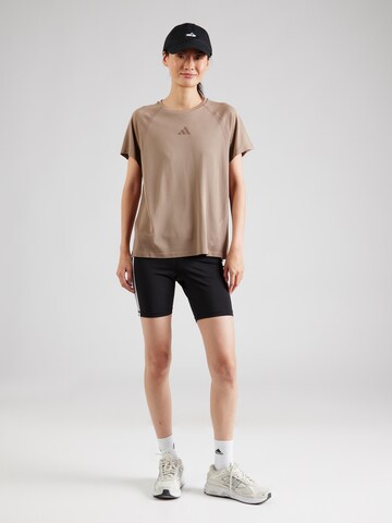 ADIDAS PERFORMANCE Функциональная футболка в Бежевый