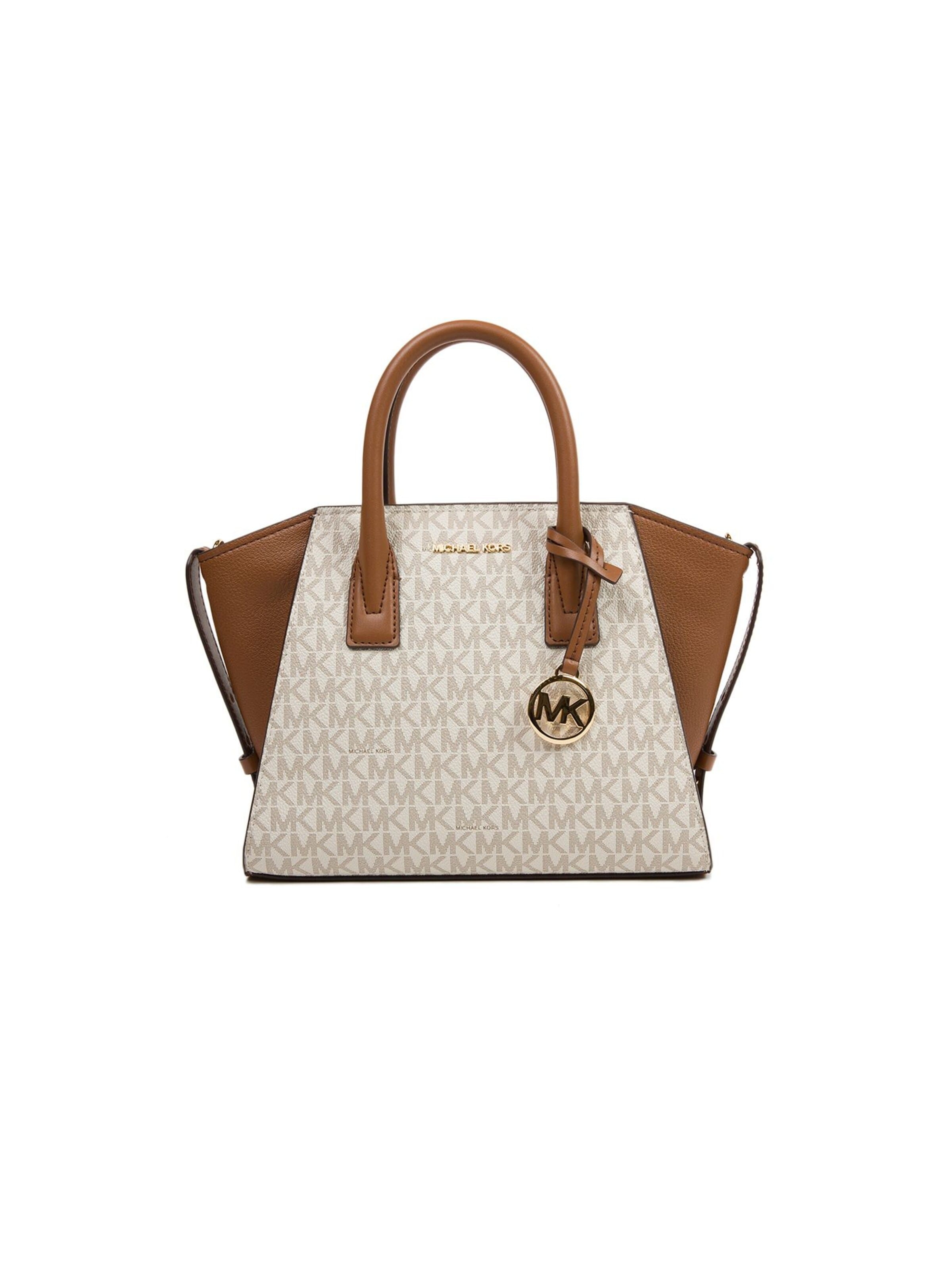 Borsa a mano 'Avril Small Top-Zip  Satchel' di Michael Kors in beige: frontale