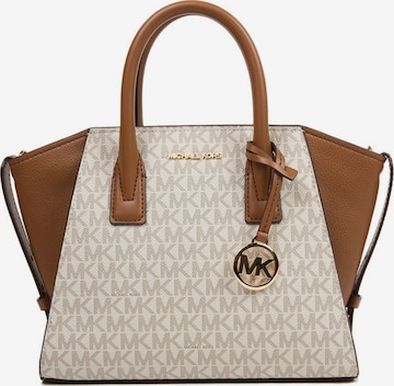 Borsa a mano 'Avril Small Top-Zip Satchel' di Michael Kors in beige: frontale
