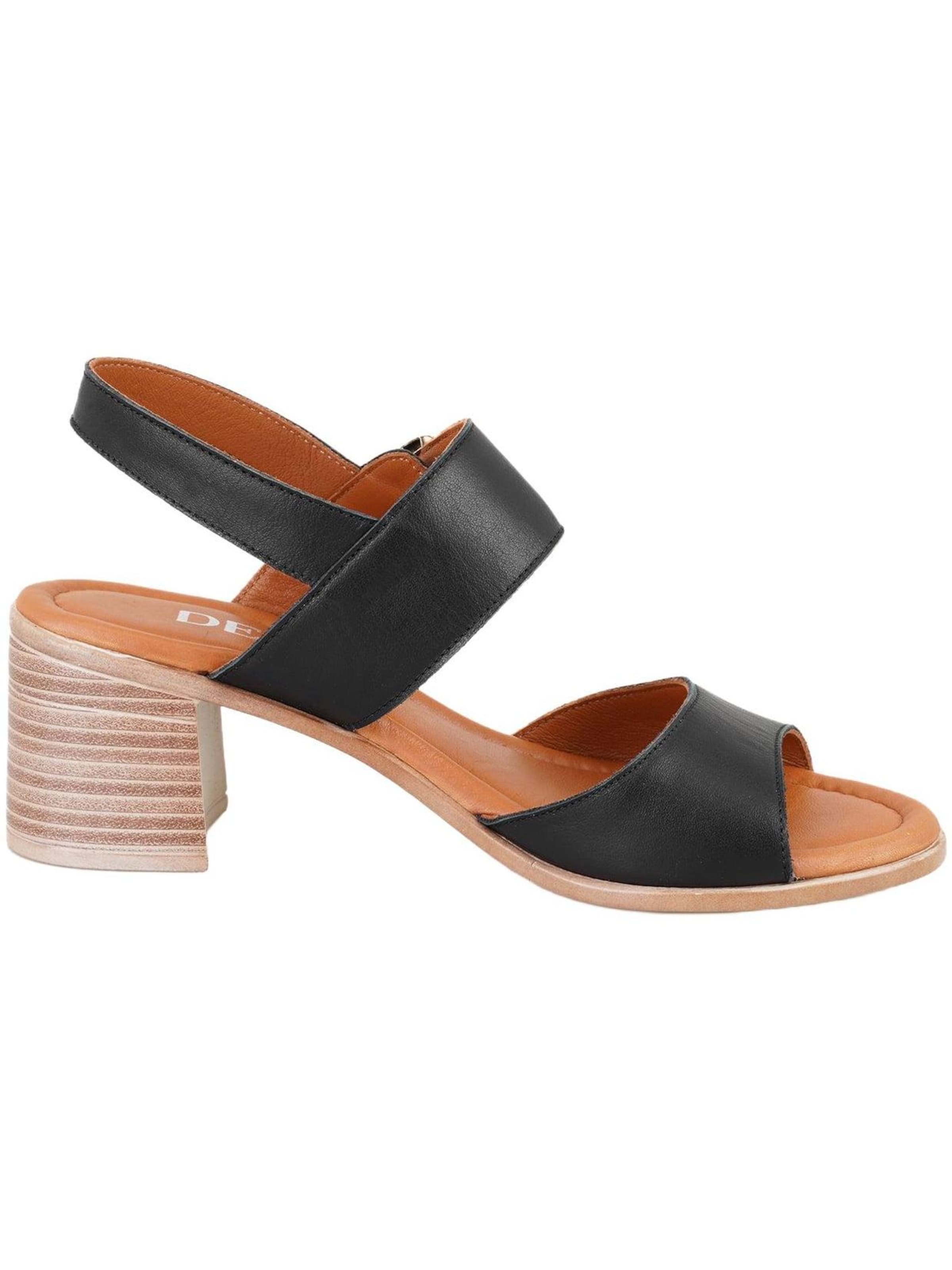 Desa - Sandalias de dedo 'Sandalen' en negro