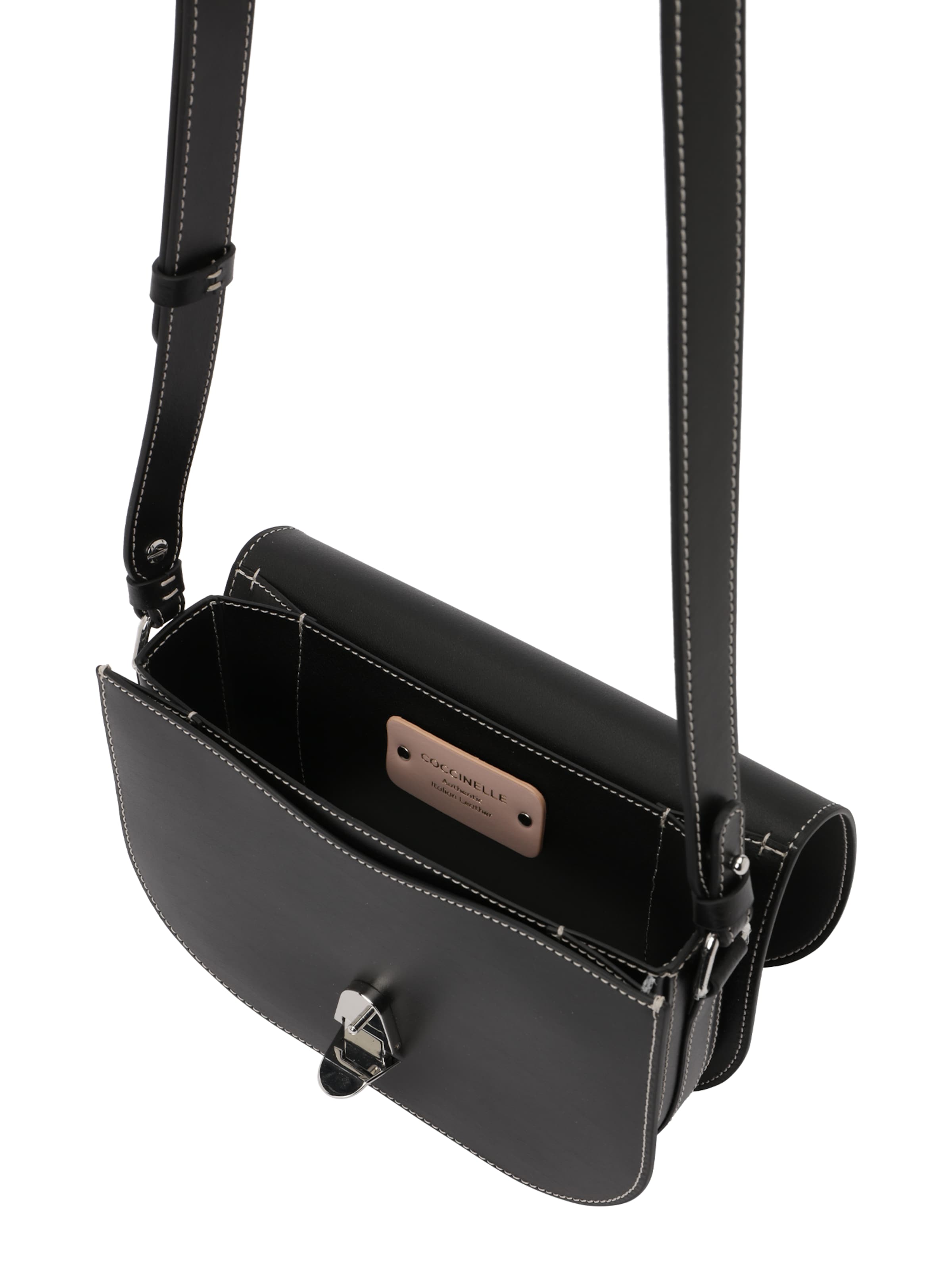 juoda Coccinelle Rankinė su ilgu dirželiu 'DEW': viršus