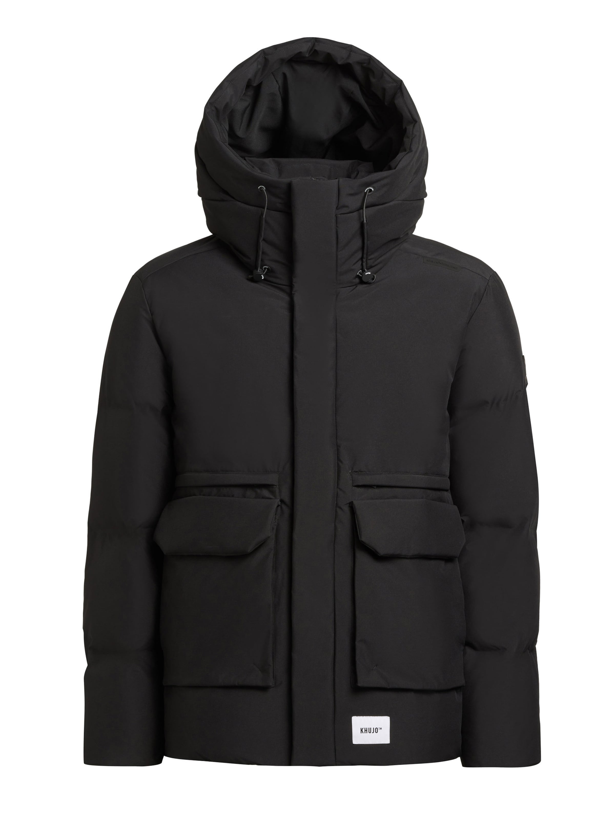khujo Winter jacket 'Dave' in Black: front