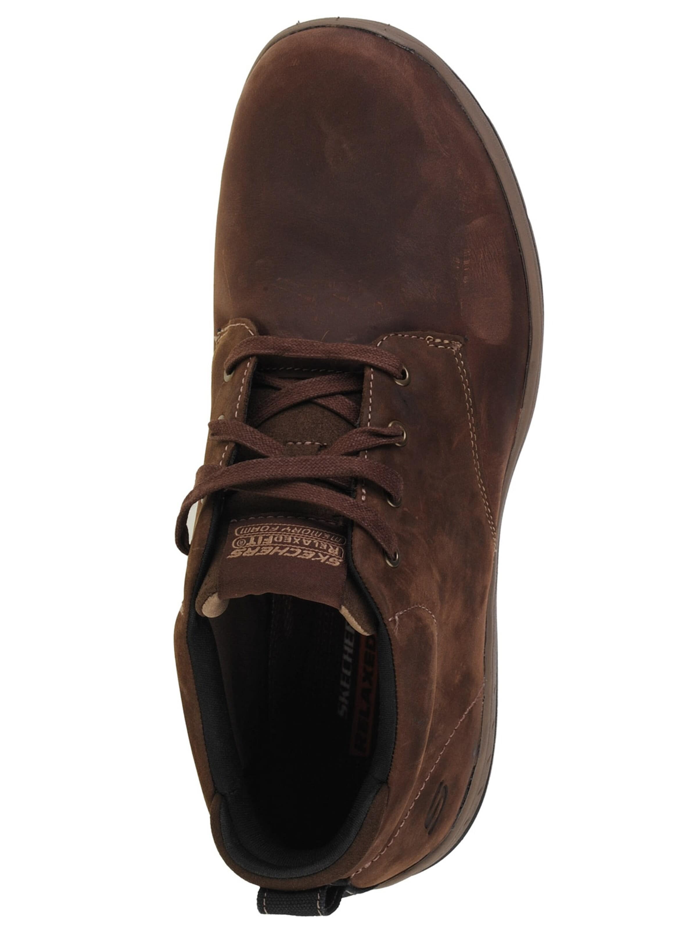 SKECHERS Lace-up boots 'Skechers Harper Melden' in Brown
