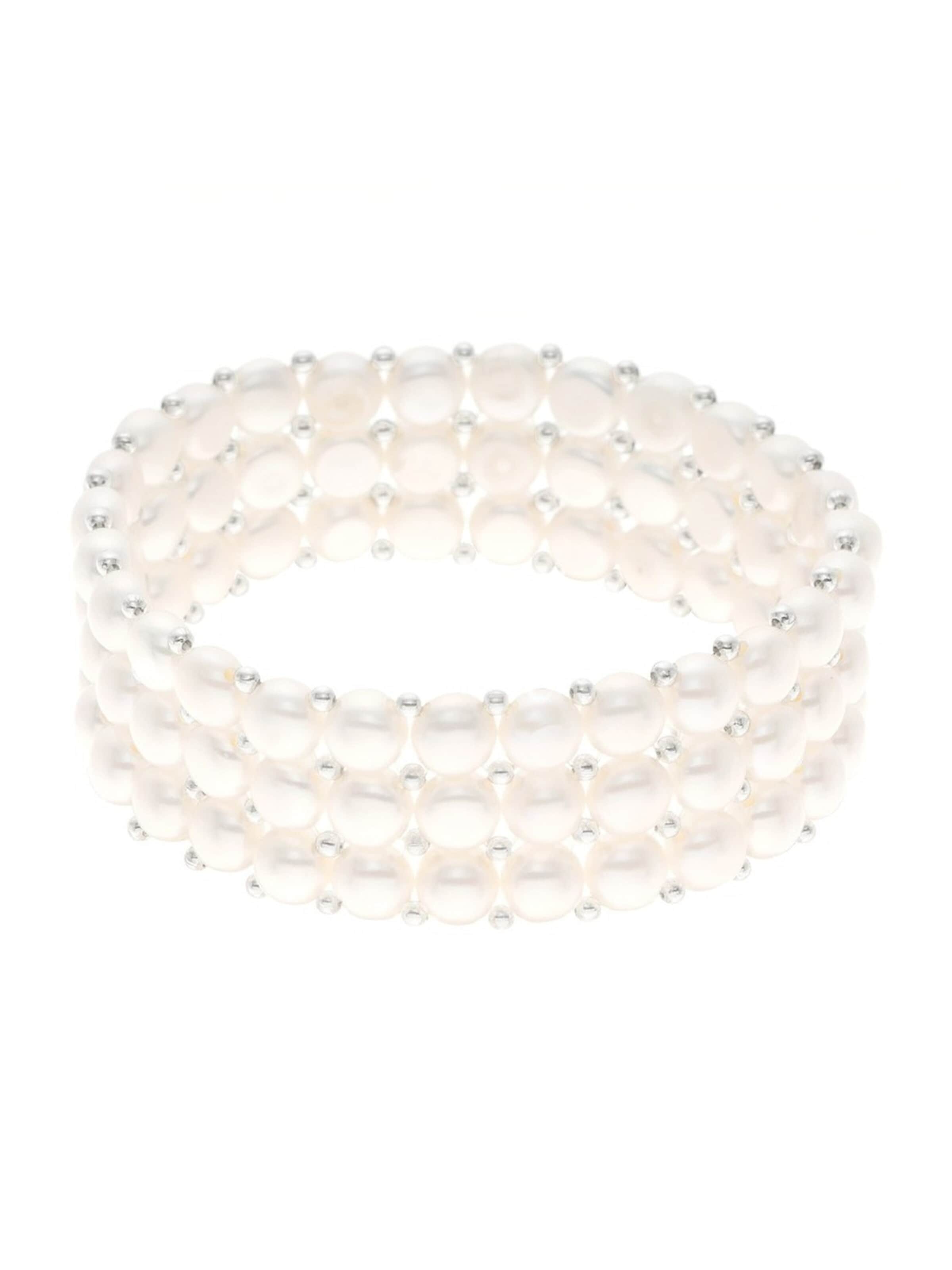 Ateliers Saint Germain Armband 'TUILERIES' i vit: framsida