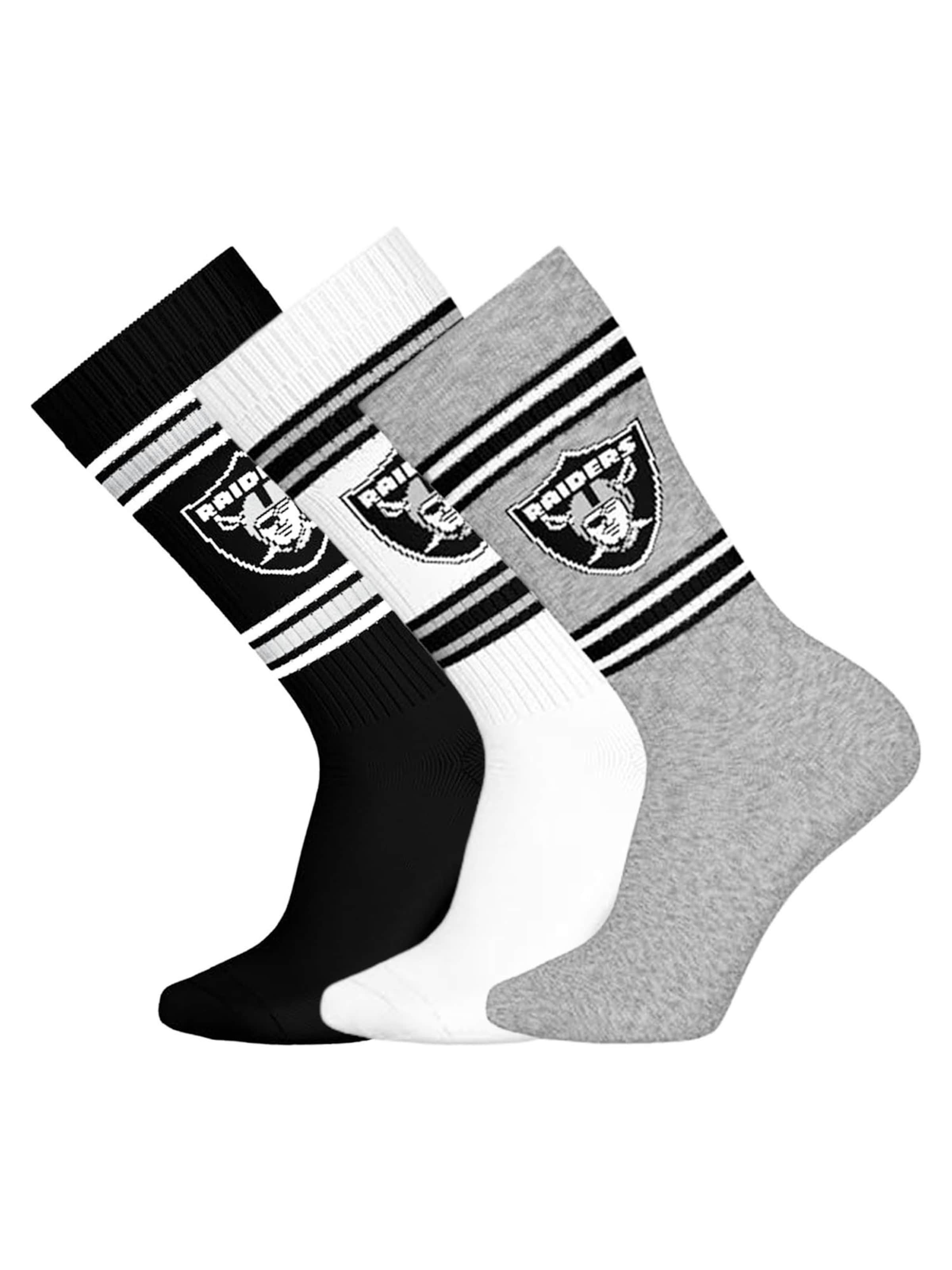 Chaussettes ' NFL Las Vegas Raiders Crew ' Huddle en gris : devant