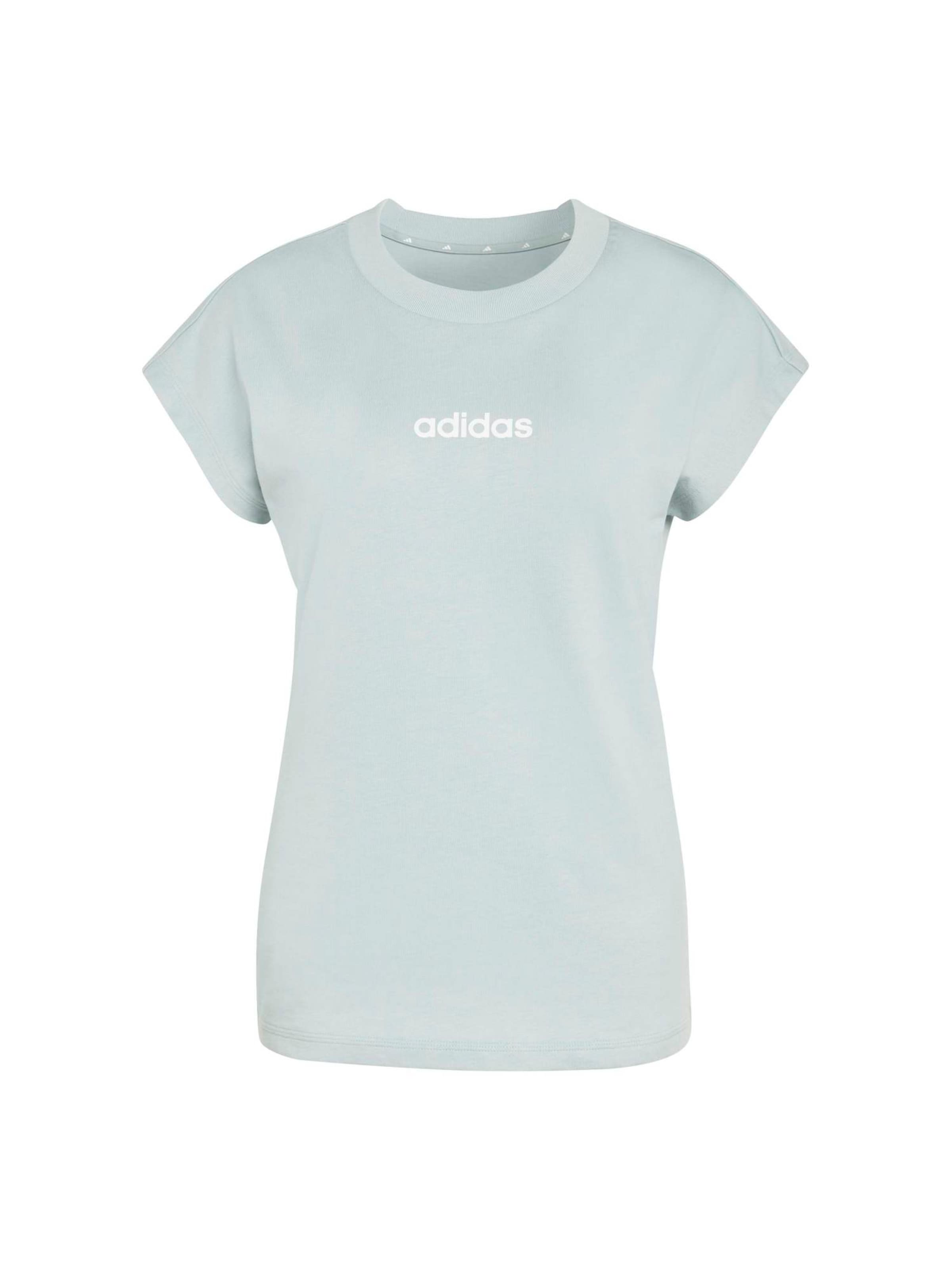 ADIDAS SPORTSWEAR Performance Shirt 'Essentials' in Smoke blue / White, Item view