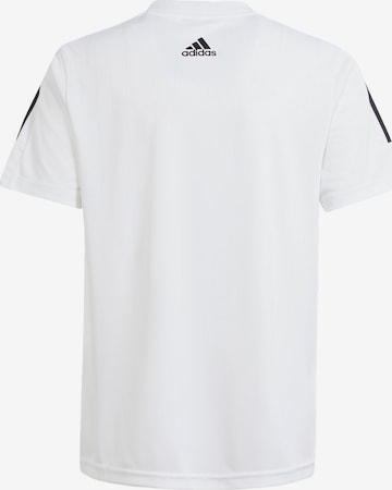 T-Shirt fonctionnel 'Tiro 24/7' ADIDAS SPORTSWEAR en blanc