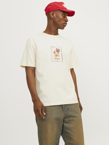 JACK & JONES Bluser & t-shirts 'JORBrooklyn' i hvid: forside