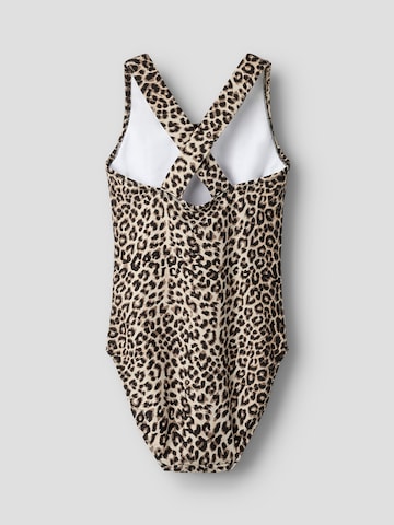 NAME IT Fürdőruhák 'NMFZANIMAL' - barna