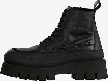 Copenhagen Studios Schnürstiefelette '697' in Schwarz: Vorderseite