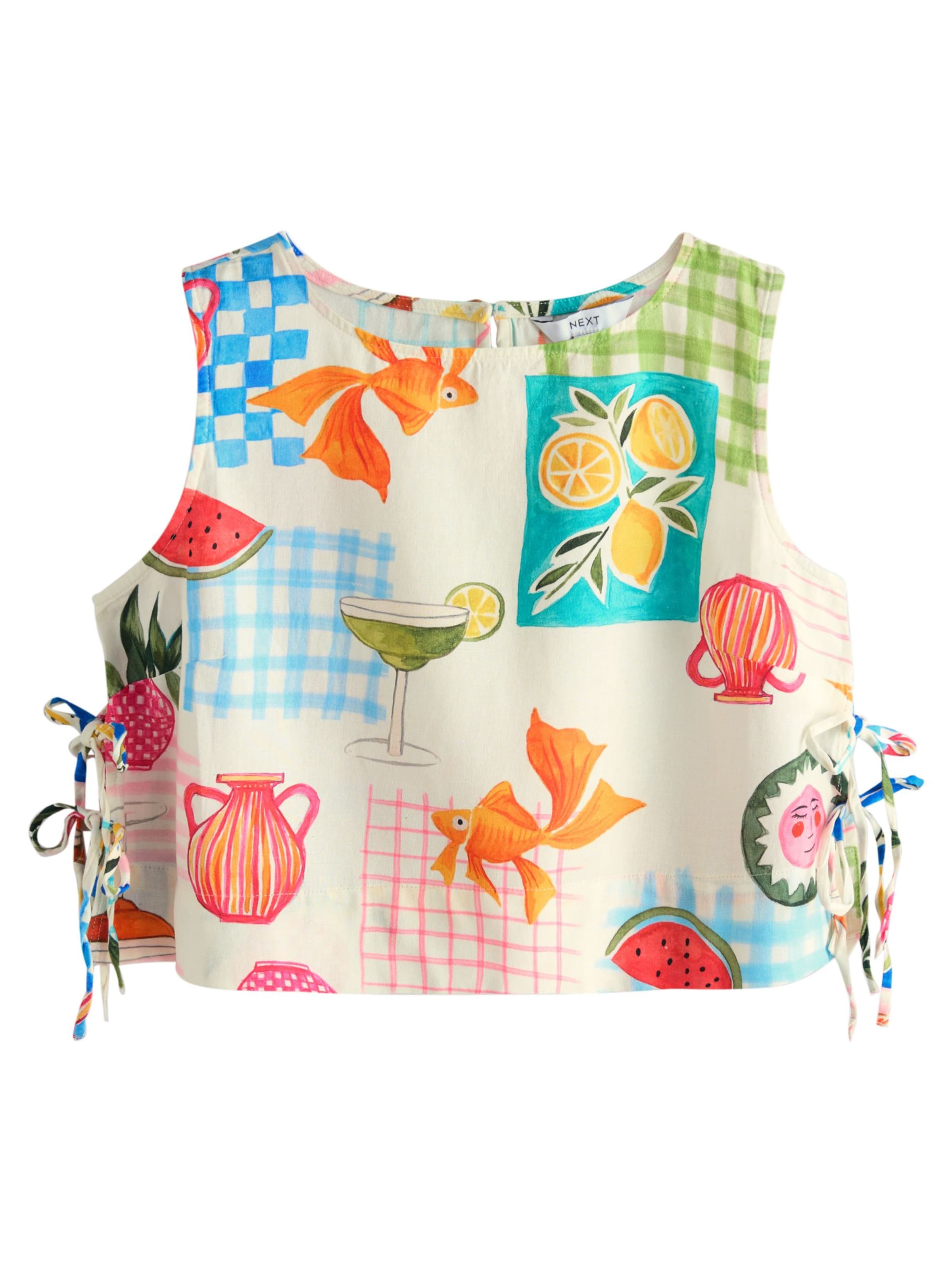 Next Top w kolorze biały: przód