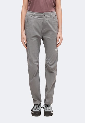 THE NORTH FACE - regular Pantalón de montaña 'EXPLORATION' en gris: frente