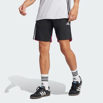 ADIDAS PERFORMANCE Regular Sports trousers 'Tiro 25 Essentials' in Black: front