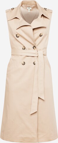 Manteau mi-saison River Island Plus en beige : devant