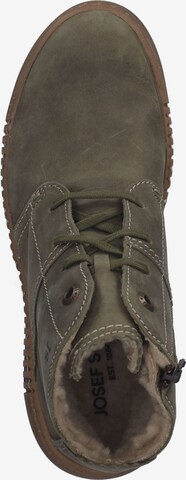 JOSEF SEIBEL Lace-Up Ankle Boots in Green