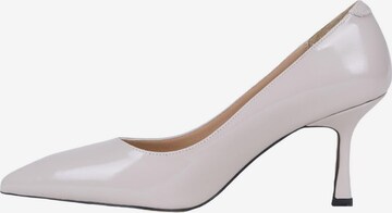 Desa Pumps 'Spitz zulaufender Stiletto' in Beige: front