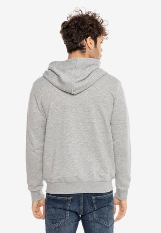 Redbridge Zip-Up Hoodie 'New Haven' in Grey