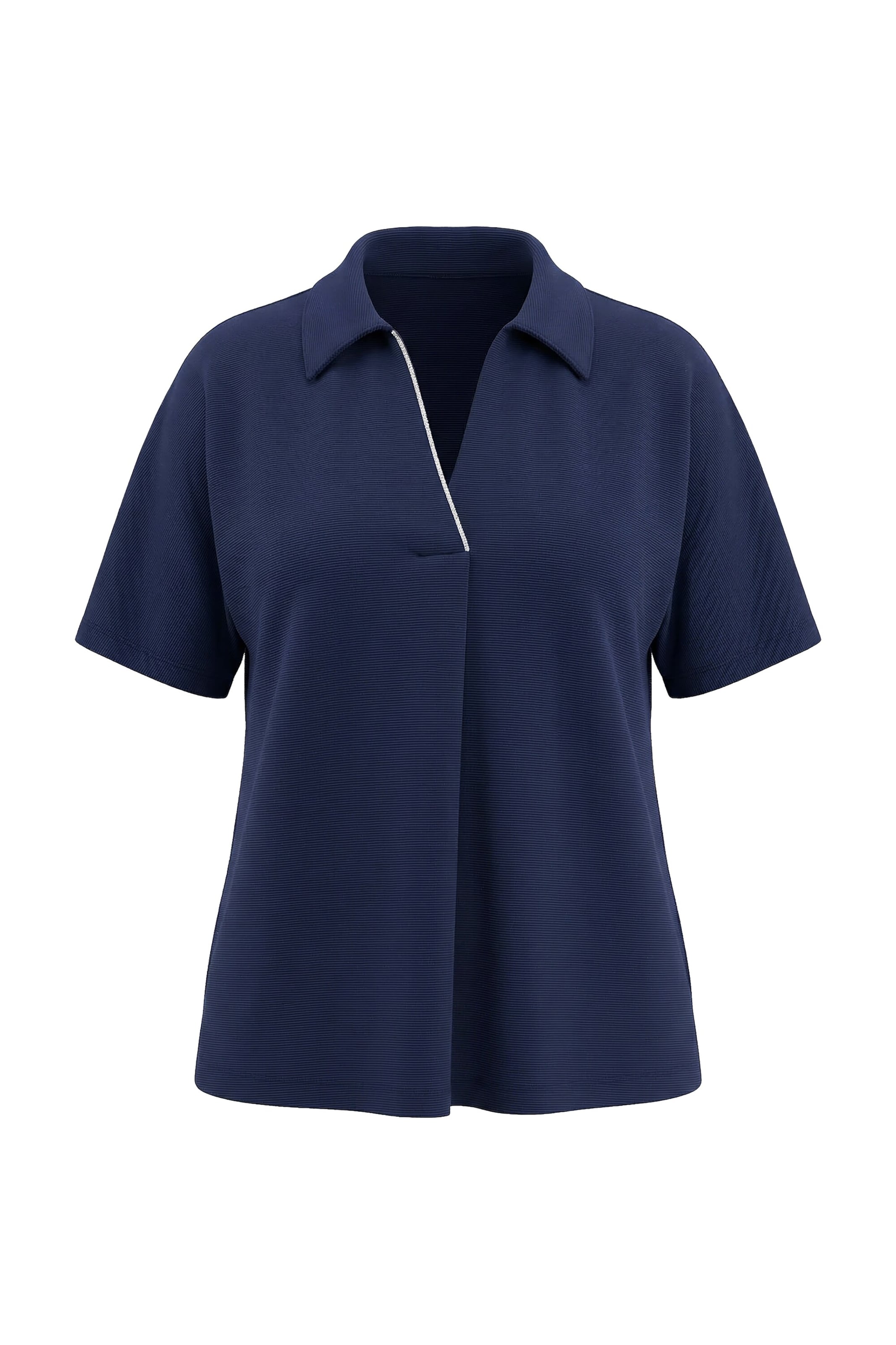 Ulla Popken Shirt in Blau: Vorderseite