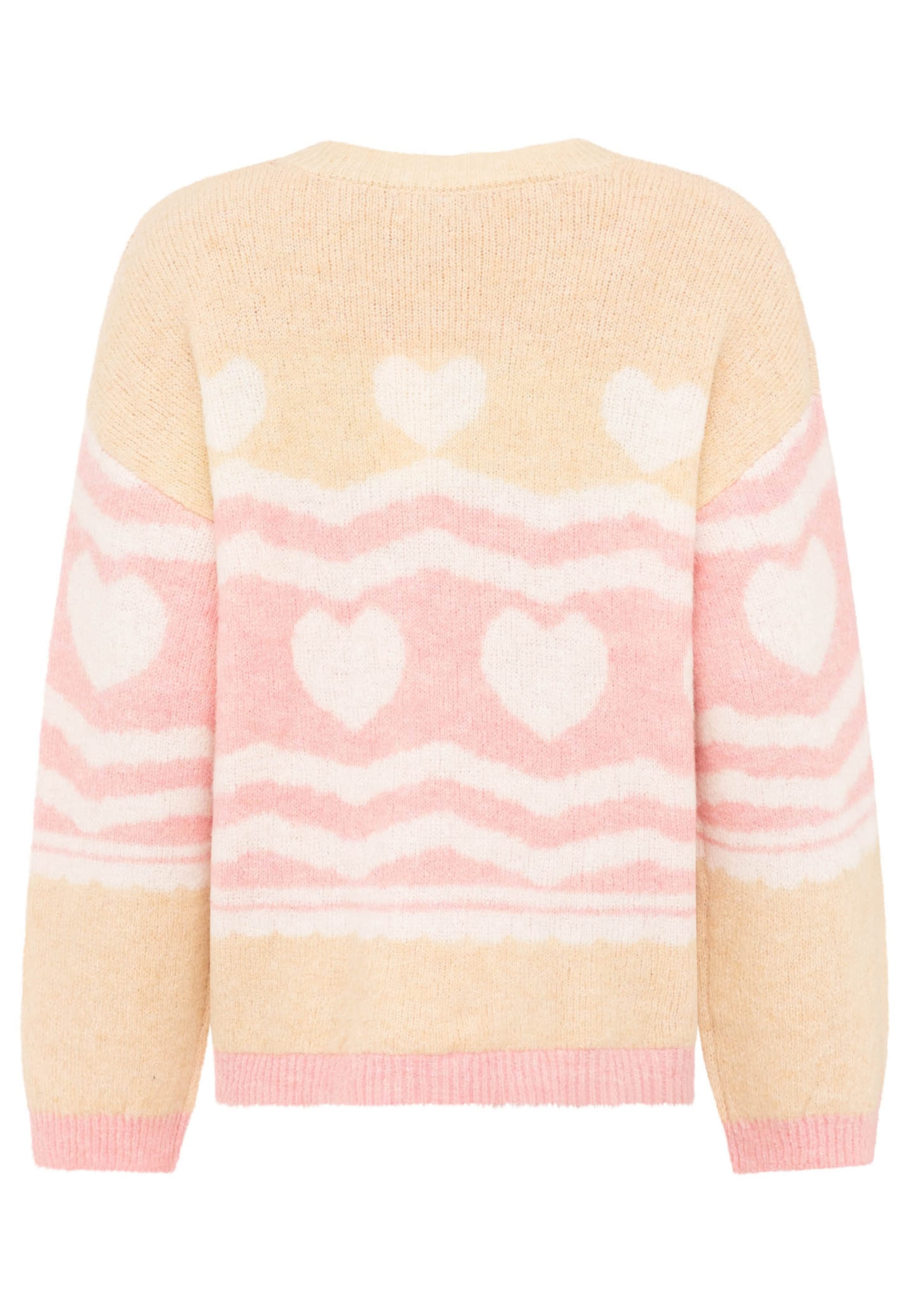 Zwillingsherz Trui in Beige: terug