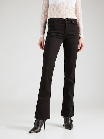 7 for all mankind Flared Jeans 'TAILORLESS' in Zwart: voorkant