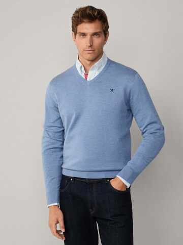 Pull-over Hackett London en bleu : devant