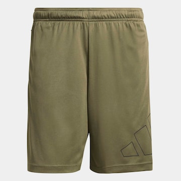 ADIDAS PERFORMANCE Regular Pants in Green: front