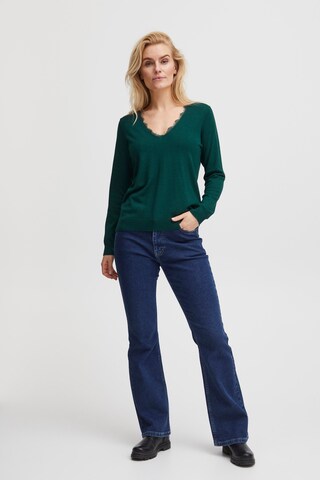 PULZ Jeans Pullover 'Sara' in Grün