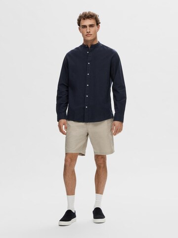 SELECTED HOMME Regular Fit Skjorte i blå