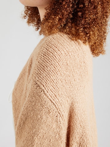 OUI Strickjacke in Braun