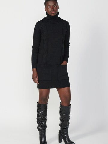 Abito in maglia di KOROSHI in nero