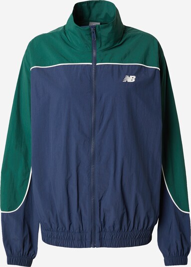 new balance Sportjacke 'Greatest Hit' in navy / grün / weiß, Produktansicht