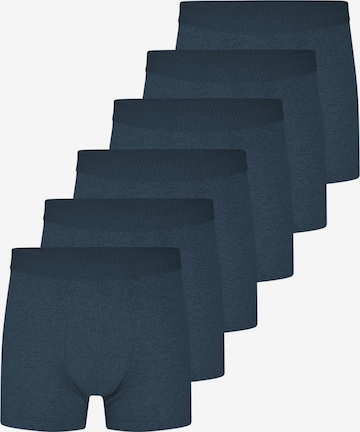 Almonu Boxer shorts 'Cotton - Melange' in Blue: front