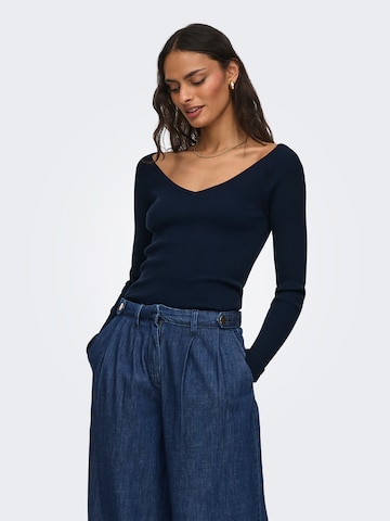 JDY Pulóver 'JDYNanna' - kék: elől