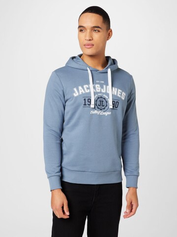 JACK & JONES - Sweatshirt 'ANDY' em azul: frente