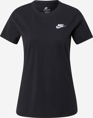 T-shirt Nike Sportswear en noir : devant